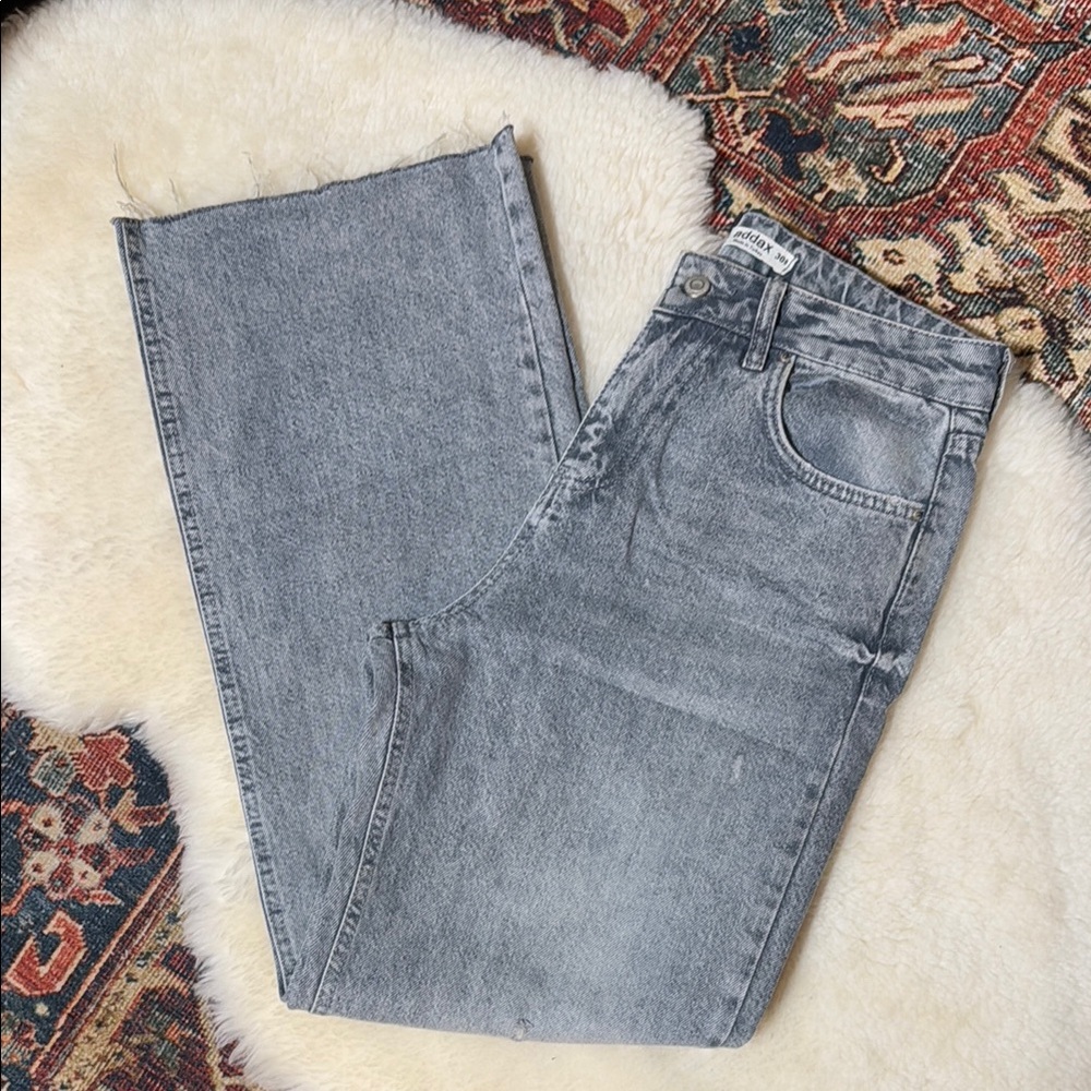 Insane Grey Denim wide‎ leg Jeans